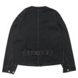 画像2:  Post O'Alls（ポストオーバーオールズ）Stoker's Jacket（ストーカージャケット）"Herringbone Denim" / Black（ブラック） (2)