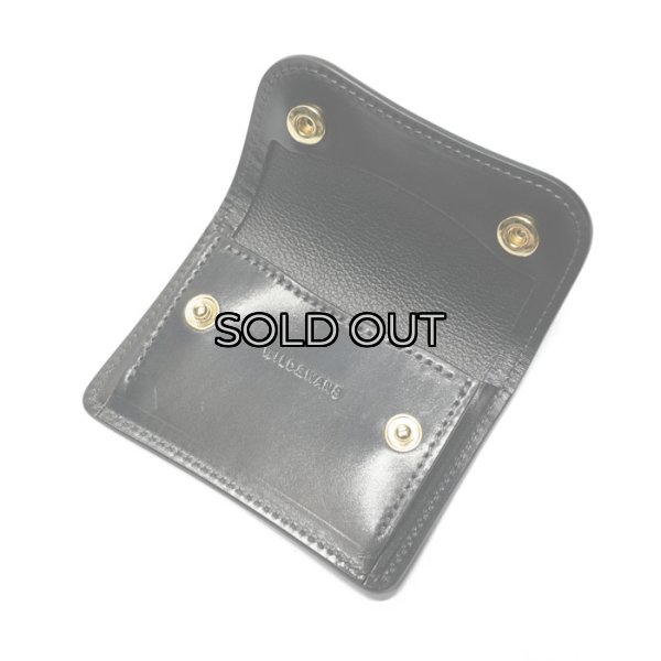 画像6: WILD SWANS（ワイルドスワンズ）TONGUE（タング）マルチコインケース/ブラック"シェルコードバン"×ブラック"サドルプルアップ" (6)