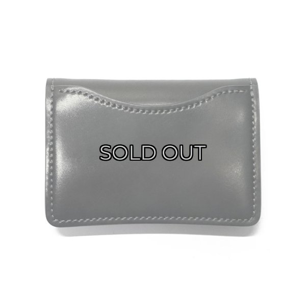 画像2: WILD SWANS（ワイルドスワンズ）TONGUE（タング）マルチコインケース/ブラック"シェルコードバン"×ブラック"サドルプルアップ" (2)