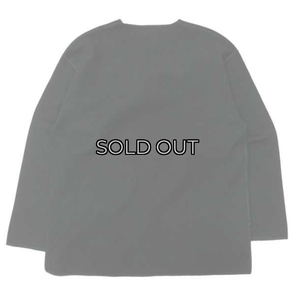 画像2: blurhms ROOTSTOCK（ブラームスルーツストック）Rough&Smooth Thermal Over-Neck L/S（ラフ&スムースサーマルオーバーネックシャツ ロングスリーブ）/ Black（ブラック） (2)