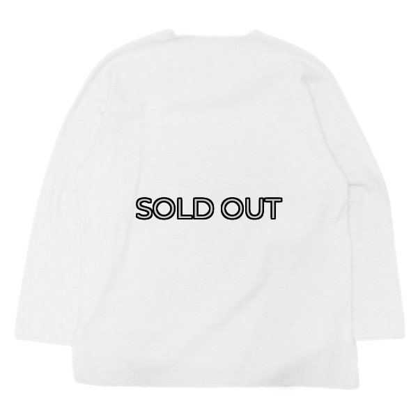 画像2: blurhms ROOTSTOCK（ブラームスルーツストック）Rough&Smooth Thermal Over-Neck L/S（ラフ&スムースサーマルオーバーネックシャツ ロングスリーブ）/ Heather Oatmeal（ヘザーオートミール） (2)