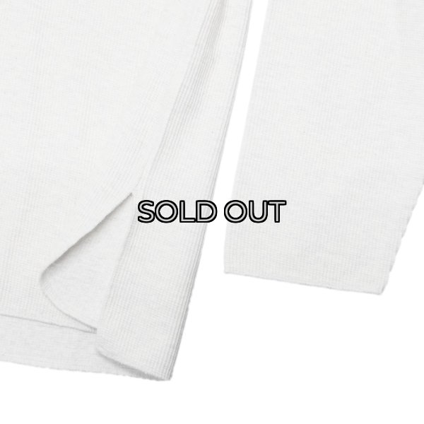 画像5: blurhms ROOTSTOCK（ブラームスルーツストック）Rough&Smooth Thermal Over-Neck L/S（ラフ&スムースサーマルオーバーネックシャツ ロングスリーブ）/ Heather Oatmeal（ヘザーオートミール） (5)