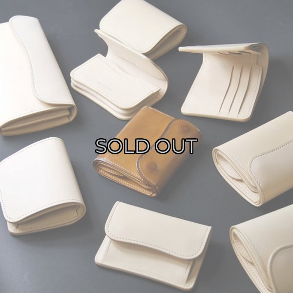 画像10: WILD SWANS（ワイルドスワンズ）ENO（イーノ）ミニ3つ折りウォレット"サドルプルアップ"/Natural（ナチュラル） (10)