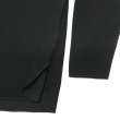 画像5: blurhms ROOTSTOCK（ブラームスルーツストック）Rough&Smooth Thermal Over-Neck L/S（ラフ&スムースサーマルオーバーネックシャツ ロングスリーブ）/ Black（ブラック） (5)