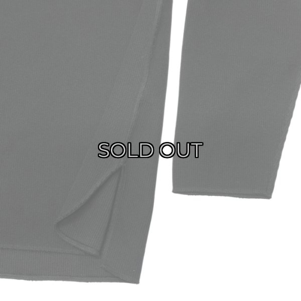 画像5: blurhms ROOTSTOCK（ブラームスルーツストック）Rough&Smooth Thermal Over-Neck L/S（ラフ&スムースサーマルオーバーネックシャツ ロングスリーブ）/ Black（ブラック） (5)