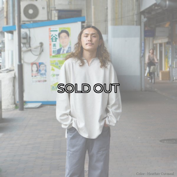 画像7: blurhms ROOTSTOCK（ブラームスルーツストック）Rough&Smooth Thermal Over-Neck L/S（ラフ&スムースサーマルオーバーネックシャツ ロングスリーブ）/ Black（ブラック） (7)