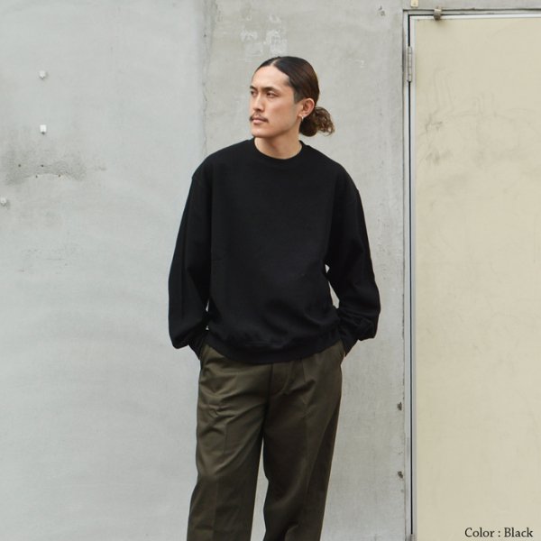 画像7: blurhms ROOTSTOCK（ブラームスルーツストック）Rough&Smooth Thermal Pullover（ラフ&スムースサーマルプルオーバー）/ Heather Charcoal（ヘザーチャコール） (7)