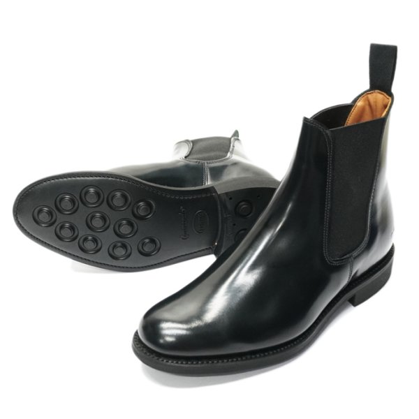 画像3: SANDERS(サンダース)Female Chelsea Boot(レディース チェルシーブーツ)ラバーソール/Black(ブラック) (3)