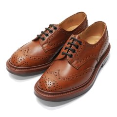 Tricker's（トリッカーズ）カントリーブローグシューズ（Bourton）ダイナイトソール/Marron Antique（マロンアンティーク）