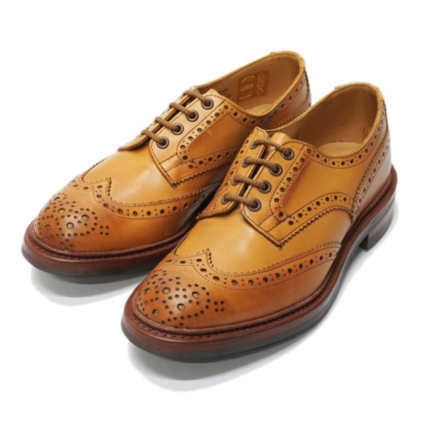 画像2: Tricker's(トリッカーズ)カントリーブローグシューズ(Bourton)ダイナイトソール/1001 Burnished(1001バーニッシュド) (2)