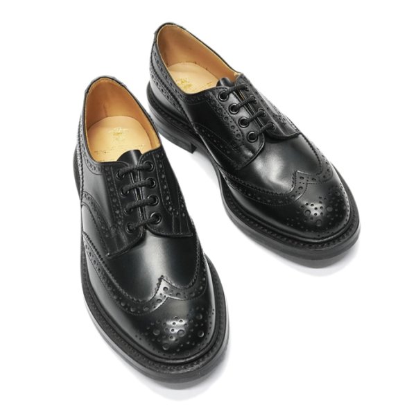 画像4: Tricker's(トリッカーズ)カントリーブローグシューズ(Bourton)ダイナイトソール/Black Box Calf(ブラックボックスカーフ) (4)