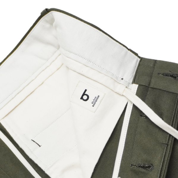 画像7: blurhms ROOTSTOCK(ブラームスルーツストック)2046D Chino Pants(2046Dチノパンツ)/ Khaki Brown(カーキブラウン)【裾上げ無料】 (7)
