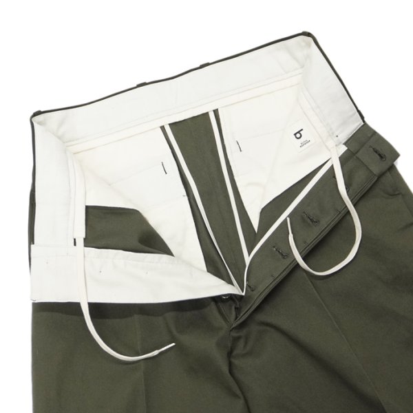 画像6: blurhms ROOTSTOCK(ブラームスルーツストック)2046D Chino Pants(2046Dチノパンツ)/ Khaki Brown(カーキブラウン)【裾上げ無料】 (6)