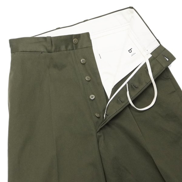 画像5: blurhms ROOTSTOCK(ブラームスルーツストック)2046D Chino Pants(2046Dチノパンツ)/ Khaki Brown(カーキブラウン)【裾上げ無料】 (5)