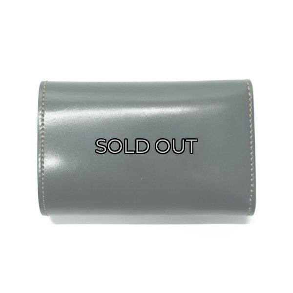 画像2: WILD SWANS(ワイルドスワンズ)BYRNE(バーン)3つ折りウォレット/Green(グリーン)"シェルコードバン"×Black(ブラック)"サドルプルアップ" (2)