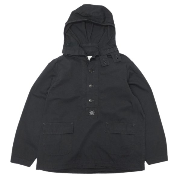 画像1: Post O'Alls（ポストオーバーオールズ）NAVY Parka（ネイビーパーカー）"Vintage Twill" / Charcoal（チャコール） (1)