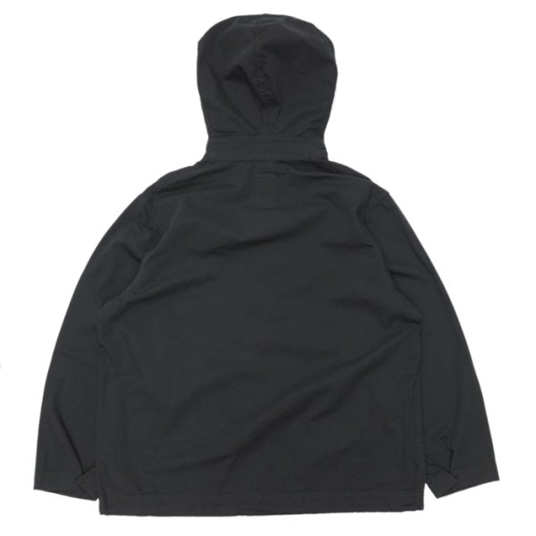 画像2: 【PointUp10%11/10迄】Post O'Alls（ポストオーバーオールズ）NAVY Parka（ネイビーパーカー）"Vintage Twill" / Charcoal（チャコール） (2)