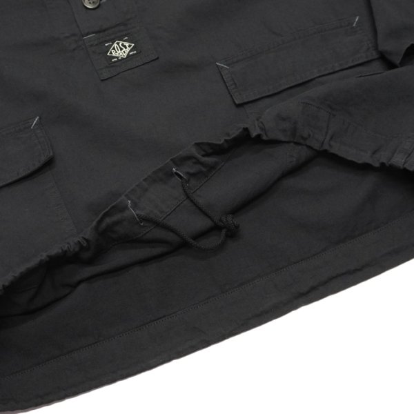 画像6: 【PointUp10%11/10迄】Post O'Alls（ポストオーバーオールズ）NAVY Parka（ネイビーパーカー）"Vintage Twill" / Charcoal（チャコール） (6)