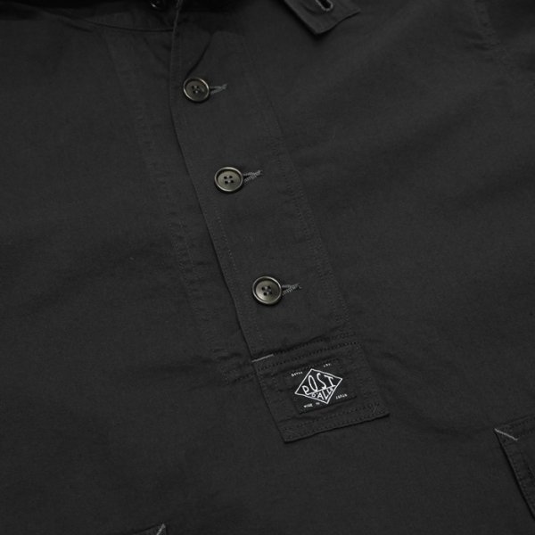 画像7: 【PointUp10%11/10迄】Post O'Alls（ポストオーバーオールズ）NAVY Parka（ネイビーパーカー）"Vintage Twill" / Charcoal（チャコール） (7)