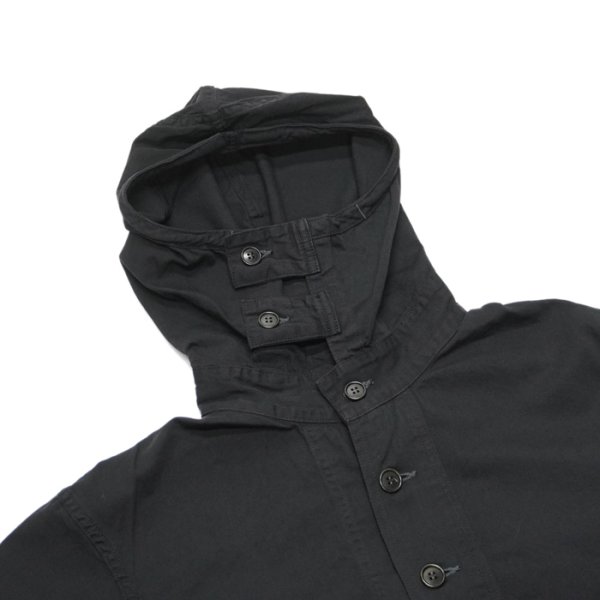 画像3: 【PointUp10%11/10迄】Post O'Alls（ポストオーバーオールズ）NAVY Parka（ネイビーパーカー）"Vintage Twill" / Charcoal（チャコール） (3)
