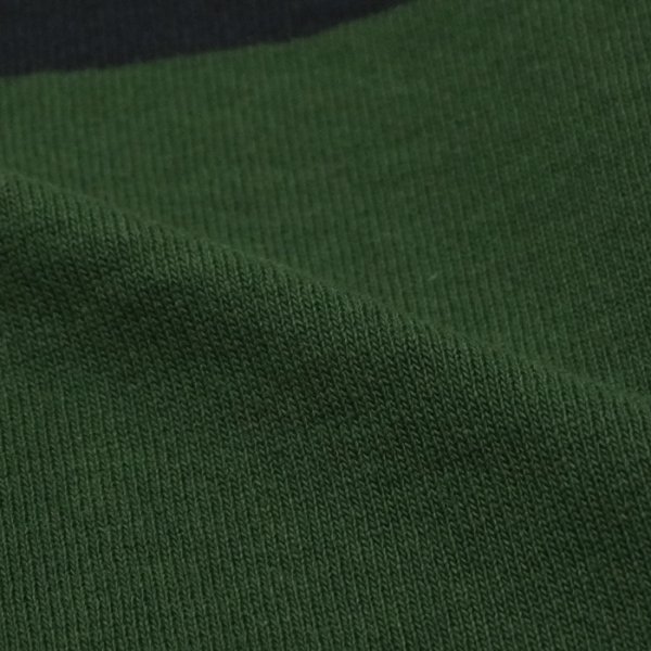 画像6: BARBARIAN(バーバリアン)Heavy Weight Denim Rugby Collar Shirt(ヘビーウェイト デニムラグビーカラーシャツ) ”Bold Mountaineer” / Bottle×Navy×Cyan×Ivory With Dark Denim Collar(ボトルグリーン×ネイビー×シアン×アイボリー+ダークデニムカラー) (6)