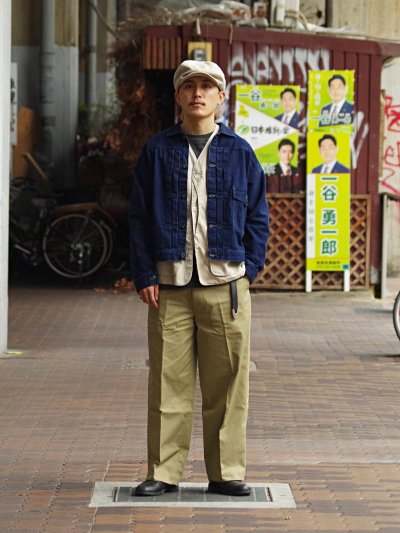 画像1: Post O'Alls（ポストオーバーオールズ）Ranchero（ランチェロ）"12oz Selvedge Deep Washed Denim / Limited Model"/ Indigo（インディゴ）