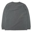 画像4: BARNS OUTFITTERS (バーンズアウトフィッターズ) 16/-BARNS OUTFITTERS×BIGMAC L/S T-Shirt (バーンズアウトフィッターズ×ビックマック・ロングスリーブTシャツ)"Pigment Dye" / White(ホワイト)・Charcoal（チャコール） (4)
