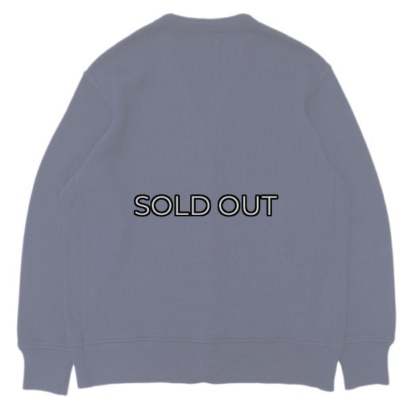 画像2: Yonetomi NEW BASIC（ヨネトミニューベーシック）AMERICAN WOOL&COTTON KNIT CARDIGAN（アメリカンウール＆コットンニットカーディガン）/ Navy（ネイビー） (2)