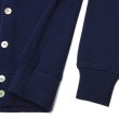 画像5: Yonetomi NEW BASIC（ヨネトミニューベーシック）AMERICAN WOOL&COTTON KNIT CARDIGAN（アメリカンウール＆コットンニットカーディガン）/ Navy（ネイビー） (5)