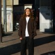 画像9: Yonetomi NEW BASIC（ヨネトミニューベーシック）AMERICAN WOOL&COTTON KNIT CARDIGAN（アメリカンウール＆コットンニットカーディガン）/Sax（サックス） (9)