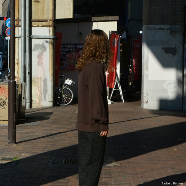 画像9: Yonetomi NEW BASIC(ヨネトミニューベーシック)AMERICAN WOOL&COTTON KNIT CARDIGAN(アメリカンウール&コットンニットカーディガン)/ Navy(ネイビー) (9)