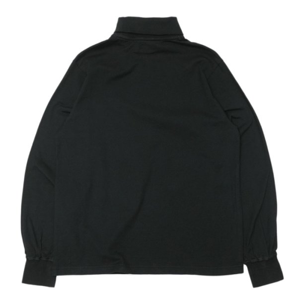 画像4: Yonetomi NEW BASIC(ヨネトミニューベーシック)GARMENT DYED T-SHIRT TURTLE NECK(ガーメントダイドTシャツ・タートルネック)/Black(ブラック)・White(ホワイト) (4)