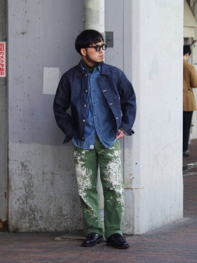 画像1: *A VONTADE（アボンタージ）Coal Mine Denim Blouse（コールマインデニムブラウス）"11.5oz Nepped Selvedge Denim"/ Indigo（インディゴ）