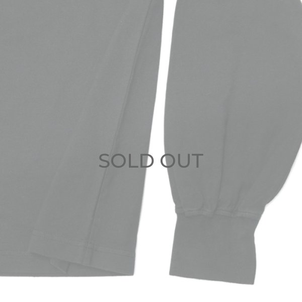 画像7: Yonetomi NEW BASIC（ヨネトミニューベーシック）GARMENT DYED T-SHIRT TURTLE NECK（ガーメントダイドTシャツ・タートルネック）/ Black（ブラック）・White（ホワイト） (7)