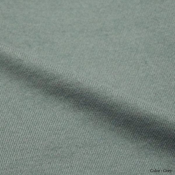 画像8: Yonetomi NEW BASIC(ヨネトミニューベーシック)GARMENT DYED T-SHIRT TURTLE NECK(ガーメントダイドTシャツ・タートルネック)/D,Gray(グレー)・Blue(ブルー) (8)