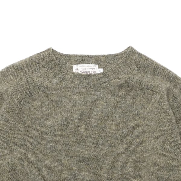 画像3: INVERALLAN（インバーアラン）Crew Neck Saddle Shoulder Sweater（クルーネックサドルショルダーセーター）"Supersoft Shetland" / OYSTER（オイスター） (3)