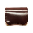 画像1: WILD SWANS（ワイルドスワンズ）Palm（パーム）コンパクトウォレット/#4"シェルコードバン"×ナチュラル"サドルプルアップ" (1)