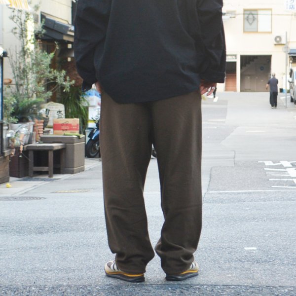 画像10: blurhmsROOTSTOCK（ブラームスルーツストック）Soft&Hard Sweat Pants（ソフト＆ハードスウェットパンツ）/ Khaki Brown（カーキブラウン） (10)