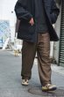 画像11: blurhmsROOTSTOCK（ブラームスルーツストック）Soft&Hard Sweat Pants（ソフト＆ハードスウェットパンツ）/ Khaki Brown（カーキブラウン） (11)