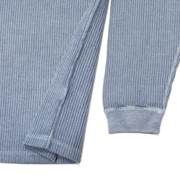 画像7: Good On（グッドオン）Long Sleeve Knit （ロングスリーブニット）"Rib Knit Pigment Dye" / Ajisai（アジサイ）・Sage（セージ） (7)