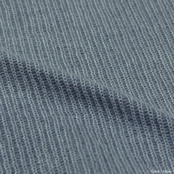 画像9: Good On（グッドオン）Long Sleeve Knit （ロングスリーブニット）"Rib Knit Pigment Dye" / Ajisai（アジサイ）・Sage（セージ） (9)