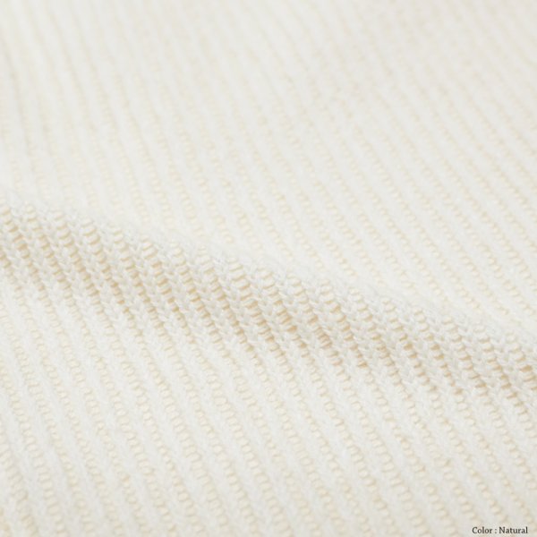 画像10: Good On(グッドオン)Long Sleeve Knit (ロングスリーブニット)"Rib Knit Pigment Dye" / Natural(ナチュラル)・Black(ブラック) (10)