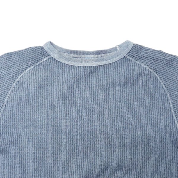 画像5: Good On（グッドオン）Long Sleeve Knit （ロングスリーブニット）"Rib Knit Pigment Dye" / Ajisai（アジサイ）・Sage（セージ） (5)