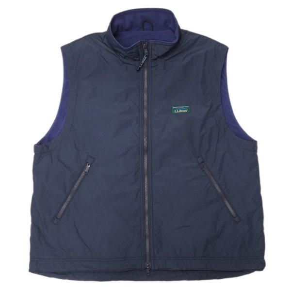 画像1:  L.L.Bean（エルエルビーン）Lovell Microfleece Lined Vest（ラヴェルマイクロフリースラインドベスト）-Japan Edition-/Navy（ネイビー） (1)
