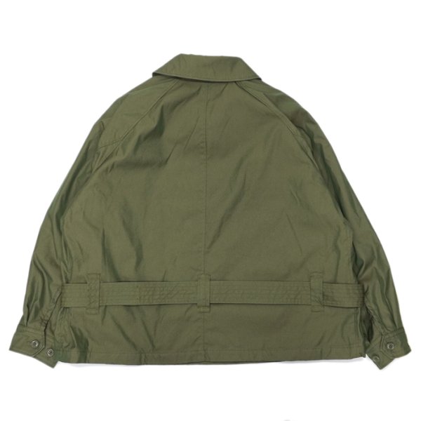 画像2: 【PointUp10%11/10迄】ENGINEERED GARMENTS（エンジニアードガーメンツ）SHORT TRENCH JK（ショートトレンチジャケット）"PC Wheather Poplin" / Olive（オリーブ） (2)