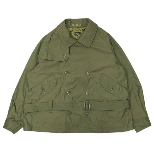 画像13: 【PointUp10%11/10迄】ENGINEERED GARMENTS（エンジニアードガーメンツ）SHORT TRENCH JK（ショートトレンチジャケット）"PC Wheather Poplin" / Olive（オリーブ） (13)