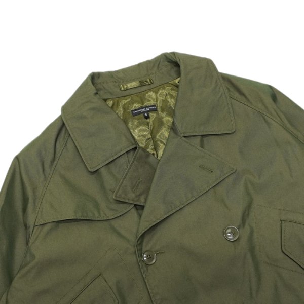 画像4: 【PointUp10%11/10迄】ENGINEERED GARMENTS（エンジニアードガーメンツ）SHORT TRENCH JK（ショートトレンチジャケット）"PC Wheather Poplin" / Olive（オリーブ） (4)