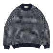 画像1: L.L.Bean Japan Edition（エルエルビーン ジャパンエディション）Men's Wayne Sweater Bard's-Eye（メンズ ウェインセーターバーズアイ） / Navy×Natural（ネイビー×ナチュラル） (1)