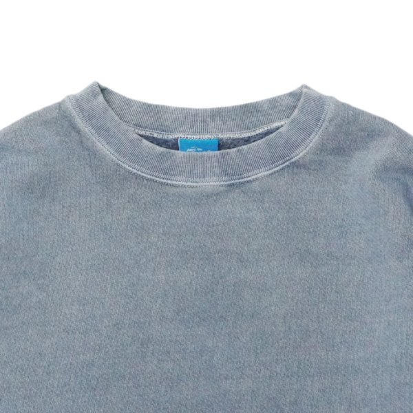 画像3: Good On(グッドオン)Rough Crew Sweat(ラフクルースウェット)"Pigment Dye" / Ajisai(アジサイ) (3)