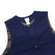 画像4: Post O'Alls（ポストオーバーオールズ）1 Pocket Vest（1ポケットベスト）"Vintage twill w/trashed wool lining indigo w / stripe lining" / Indigo（インディゴ） (4)